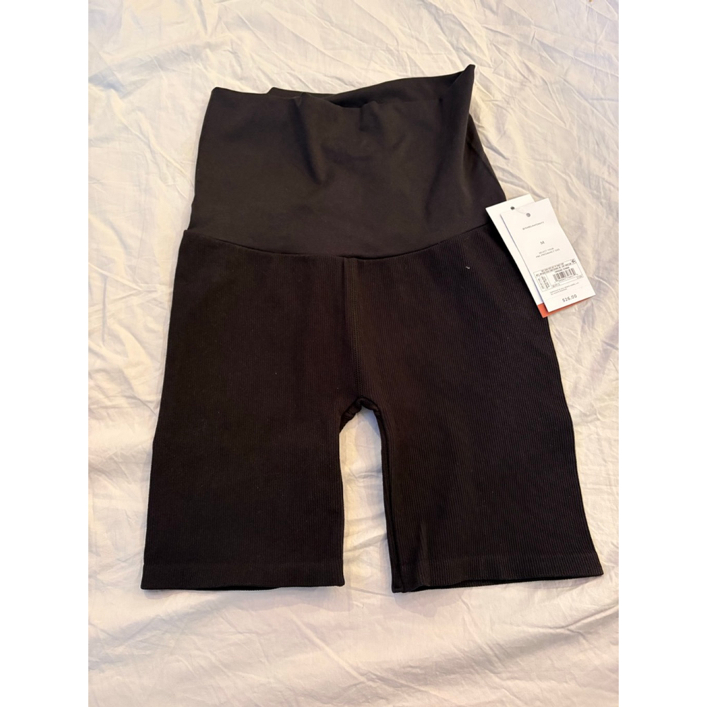 Women's Isabel Maternity by Ingrid+Isabel Black Bike Shorts‎ M